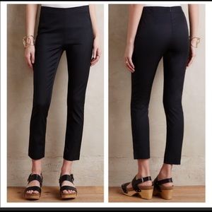 Anthropologie the essential skinny black pant size 4